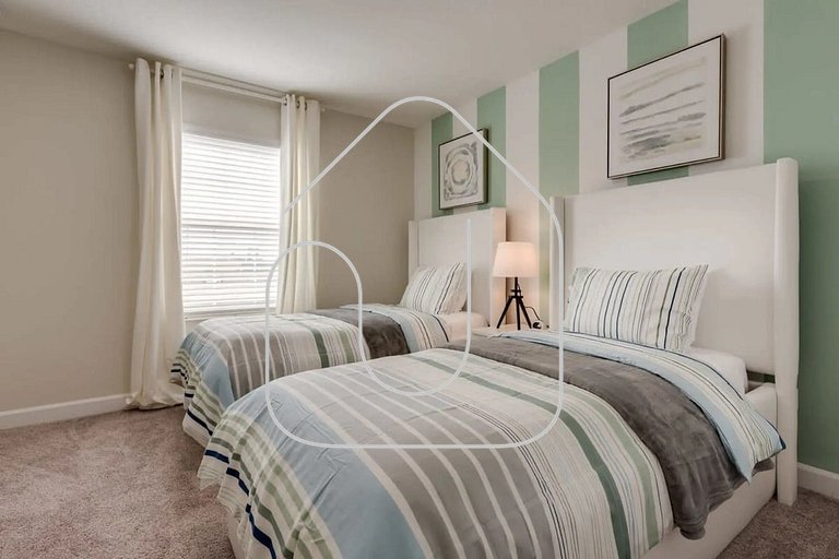 Elegant 4BR Home w/ Pool – 10 Min to Disney!