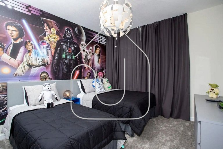 Luxuosa Casa 5 Quartos com Piscina 10 Min Disney!