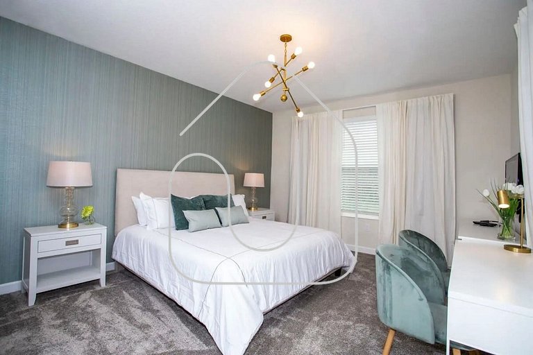 Luxurious 5BR Villa w/Private Pool 10 Min to Disney