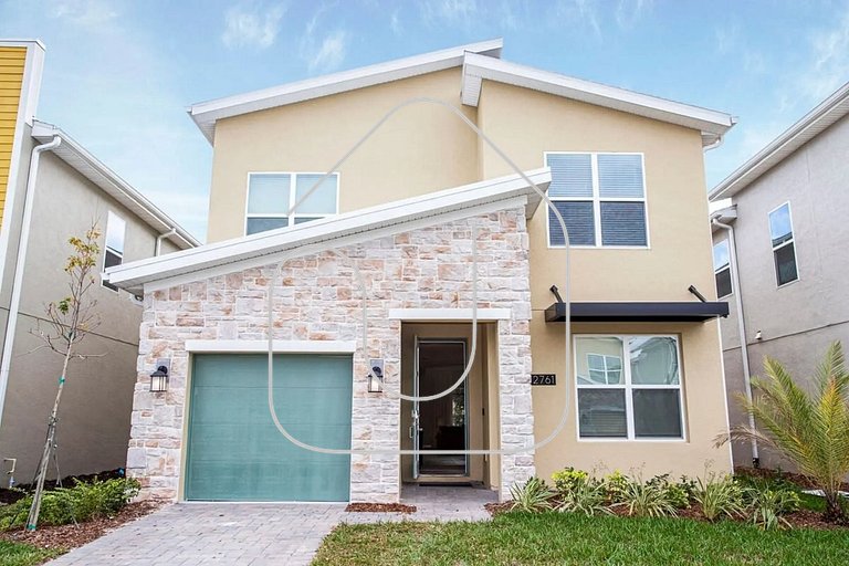 Luxurious 5BR Villa w/Private Pool 10 Min to Disney