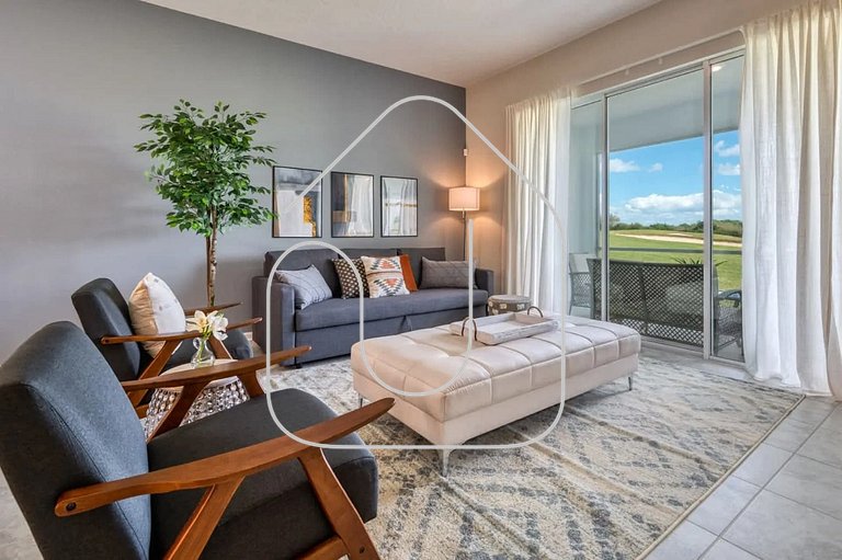 Stylish 2BR Condo | Avengers Room & Golf Course View