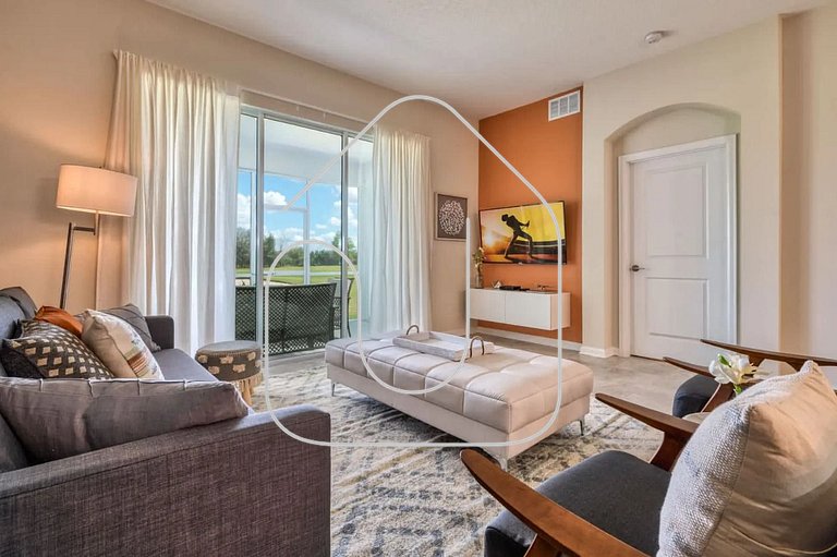 Stylish 2BR Condo | Avengers Room & Golf Course View