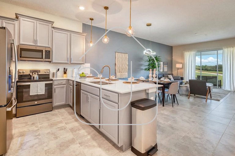 Stylish 2BR Condo | Avengers Room & Golf Course View