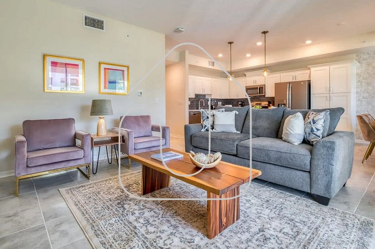 Elegant 2BR Condo | Mickey-Themed Room