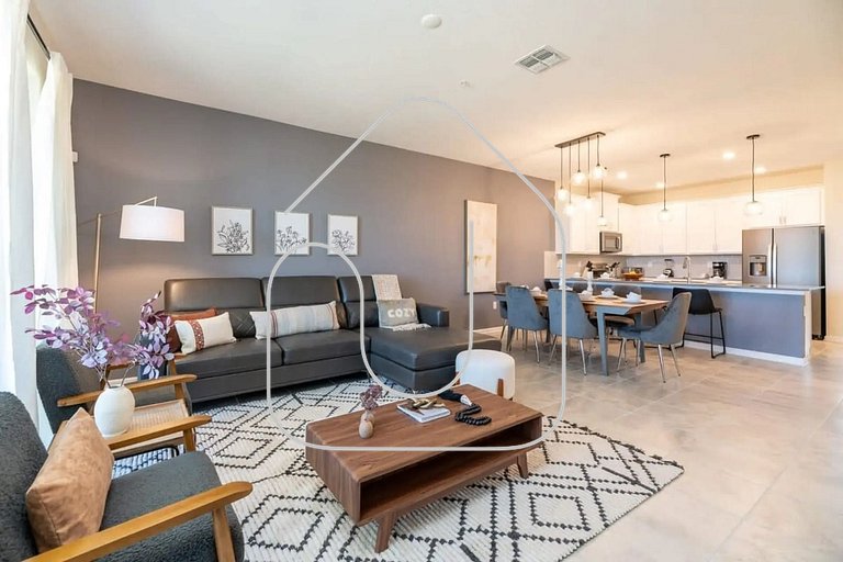 Stylish 3BR in Champions Gate with Game Room