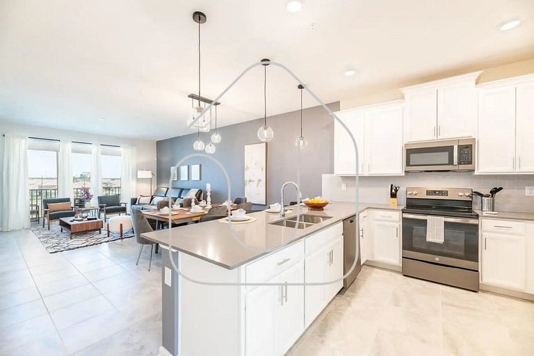 Stylish 3BR in Champions Gate with Game Room