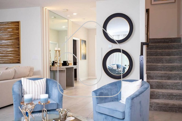 Luxury 6BD Home with Game Room, Cinema & Pool