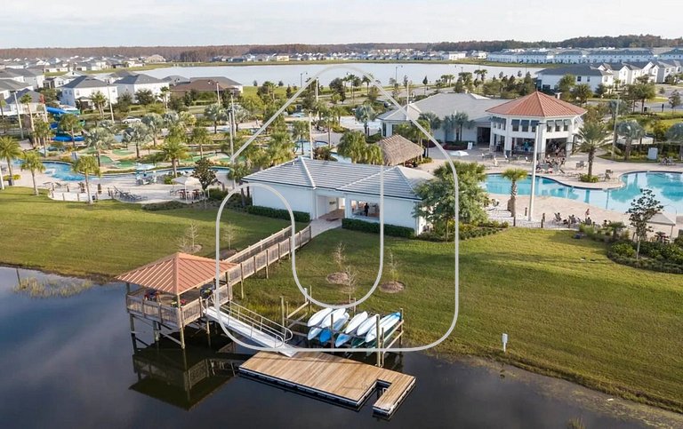 Luxury 6BD Home with Game Room, Cinema & Pool