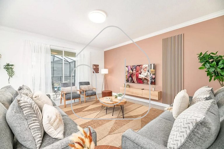 Casa de 6 Quartos no Storey Lake perto da Disney