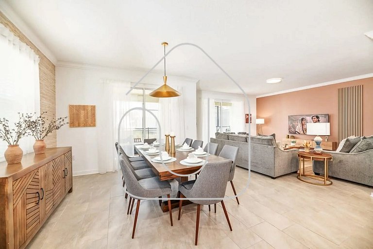 Casa de 6 Quartos no Storey Lake perto da Disney