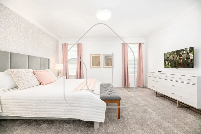 Casa de 6 Quartos no Storey Lake perto da Disney