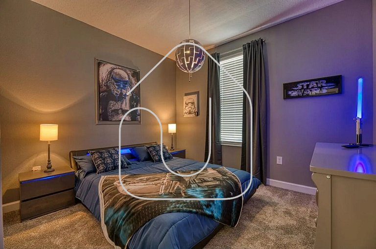 Casa de 6 Quartos no Storey Lake perto da Disney