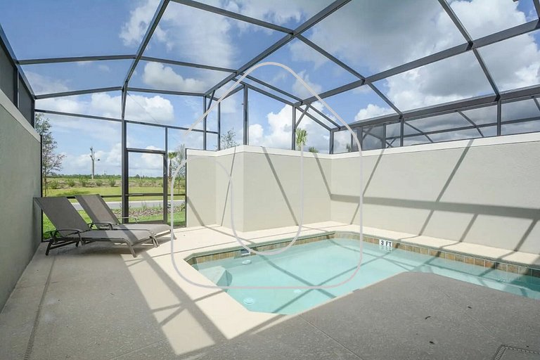 Casa de 4 Quartos com Piscina Privativa