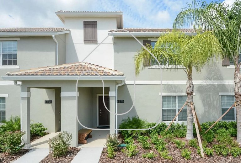 Family-Friendly 4BR Townhome with Private Pool