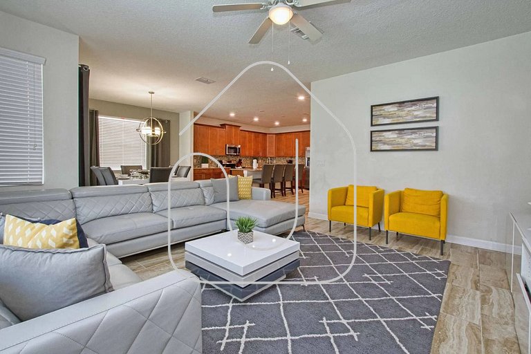 6BR Home | Private Pool | 10 Min to Disney!