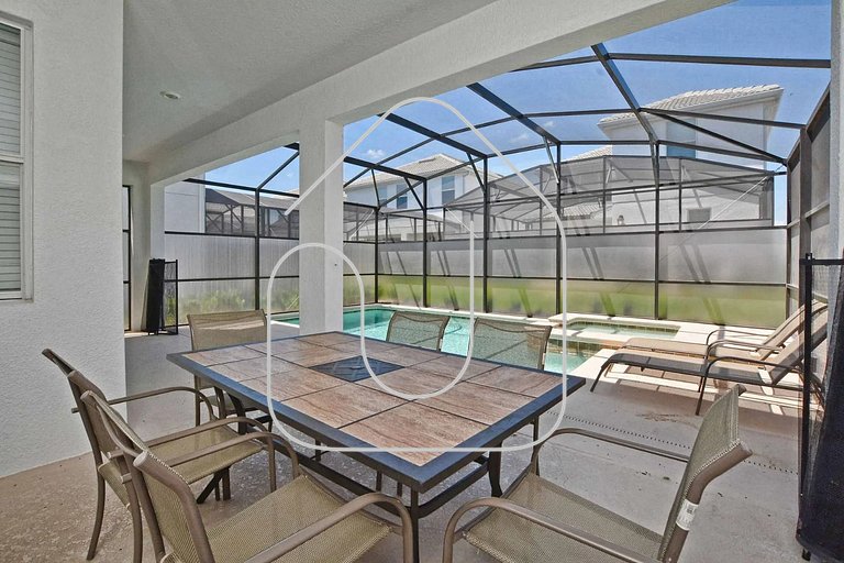 Casa 6 Quartos | Piscina Privativa | 10min Disney!