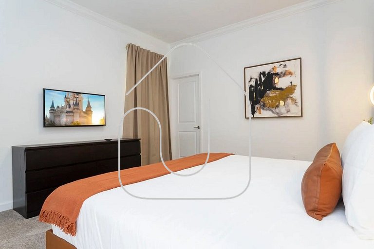 Casa 5Q c/ Piscina e Temas da Disney