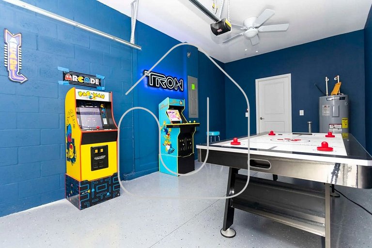 Casa 5Q c/ Piscina e Temas da Disney