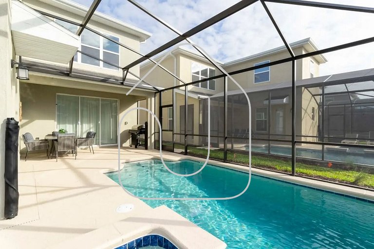 Casa 5Q c/ Piscina e Temas da Disney