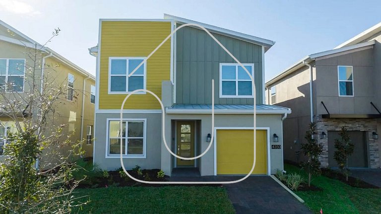 Casa 5Q c/ Piscina e Temas da Disney