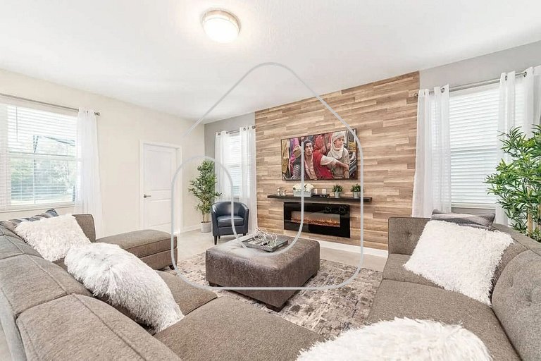 Villa 6Q Disney Style c/ Piscina e Game Room