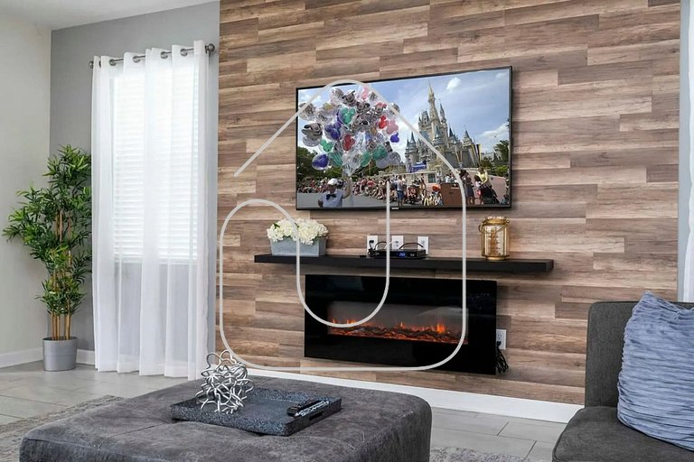 Villa 6Q Disney Style c/ Piscina e Game Room