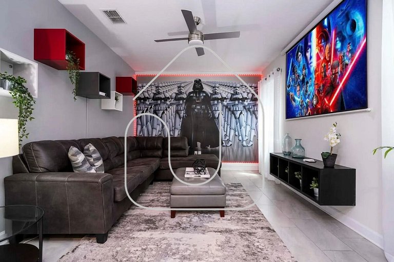 Luxury 6BR w/ Pool + Game Room Near Disney