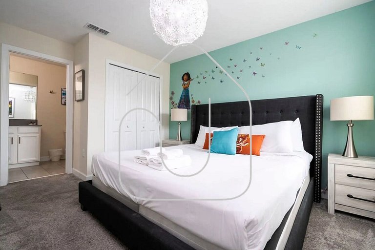 Villa 6Q Disney Style c/ Piscina e Game Room