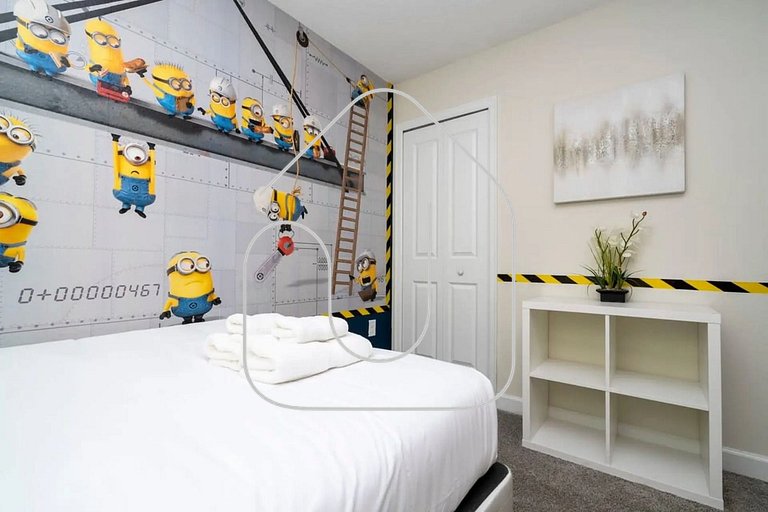 Villa 6Q Disney Style c/ Piscina e Game Room