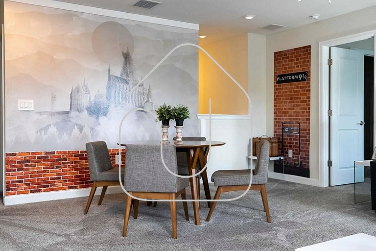 Villa 6Q Disney Style c/ Piscina e Game Room