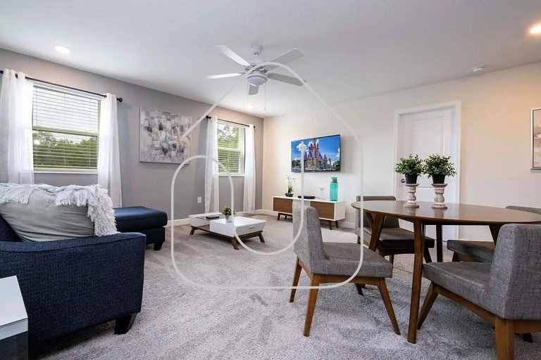 Luxury 6BR w/ Pool + Game Room Near Disney