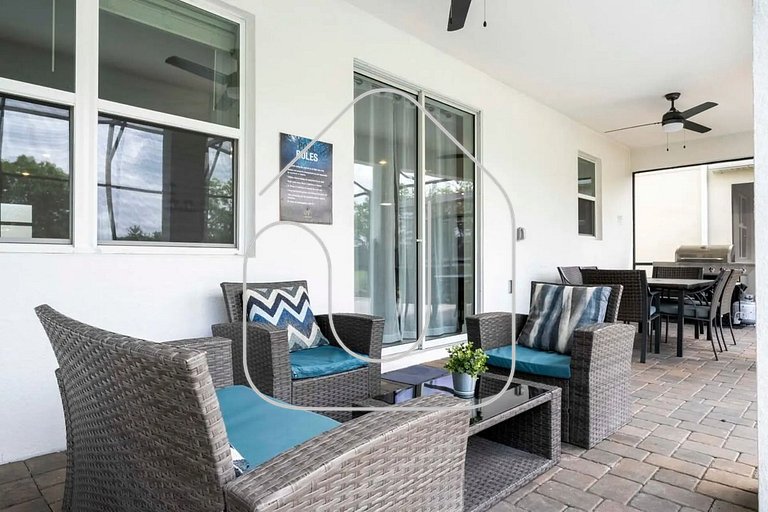 Luxury 6BR w/ Pool + Game Room Near Disney