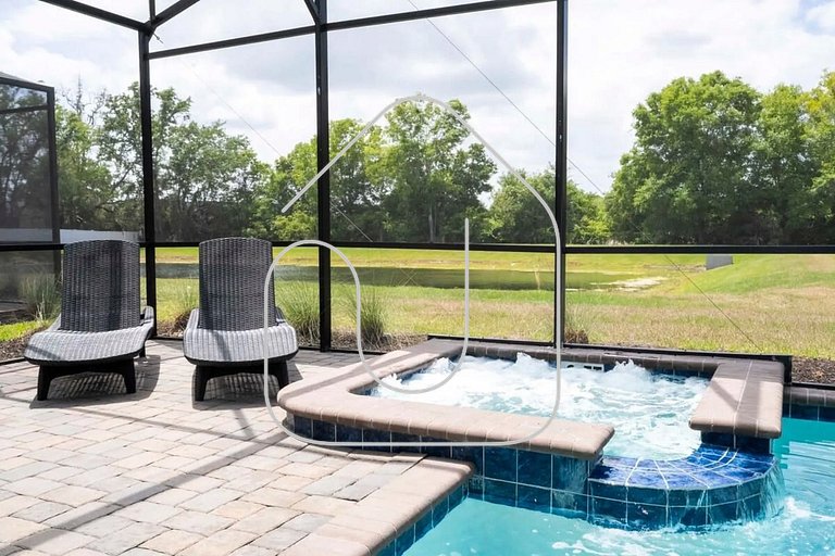 Luxury 6BR w/ Pool + Game Room Near Disney