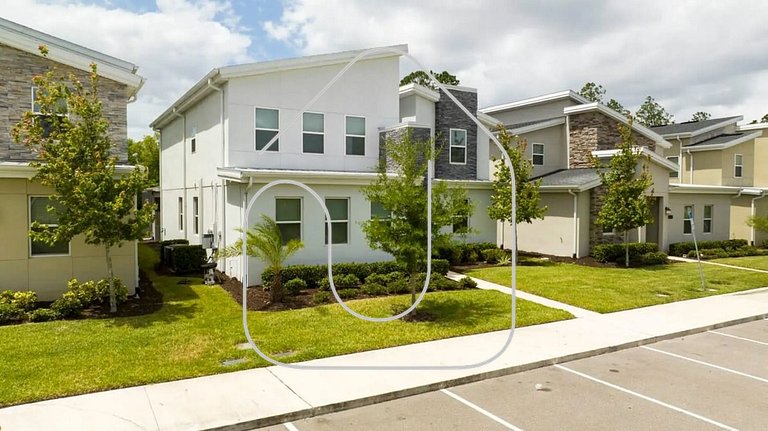 Villa 6Q Disney Style c/ Piscina e Game Room