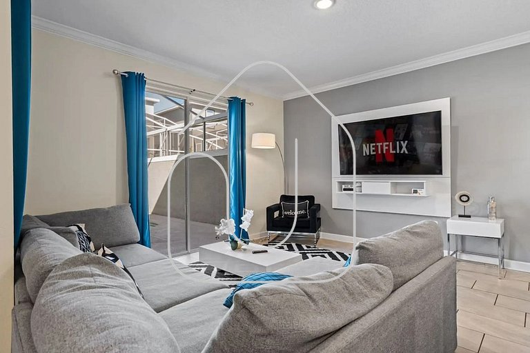 Casa 4Q Luxo c/ Piscina no Champions Gate