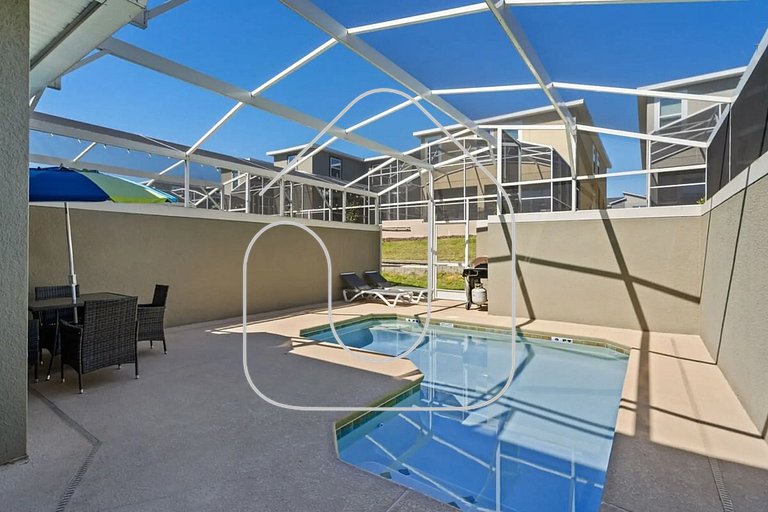 Casa 4Q Luxo c/ Piscina no Champions Gate