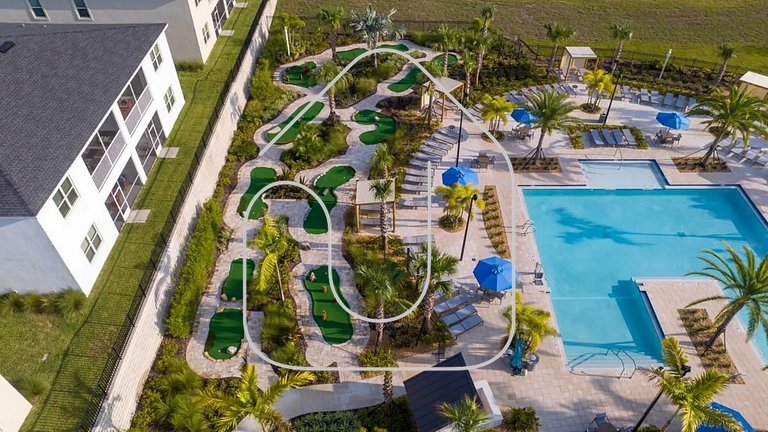 Casa 4Q Luxo c/ Piscina no Champions Gate