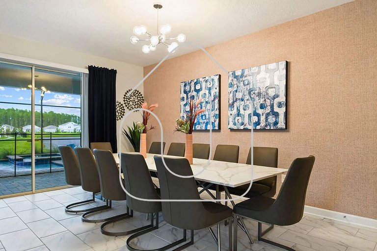 9 Bedroom Villa with Pool at Storey Lake