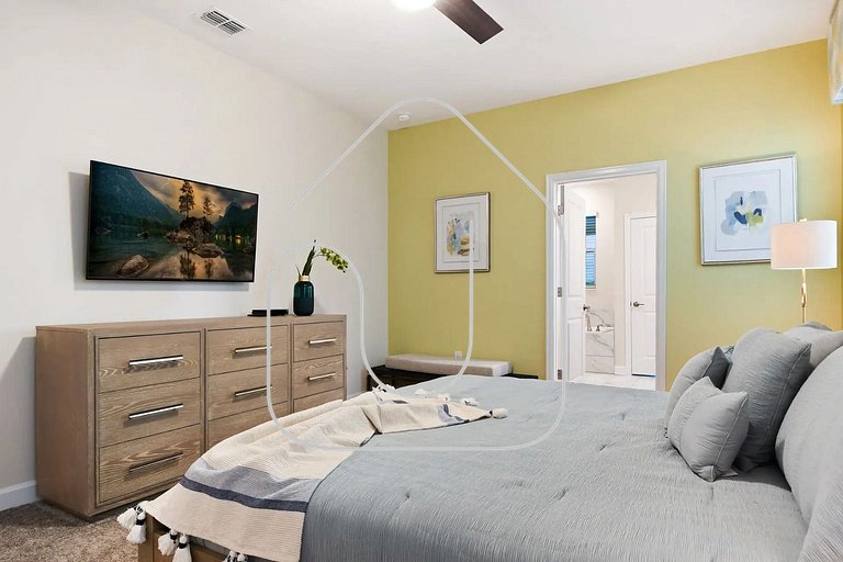 Villa 9 Quartos no Storey Lake 10 min da Disney