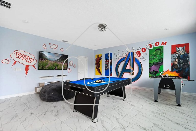 Villa 9 Quartos no Storey Lake 10 min da Disney