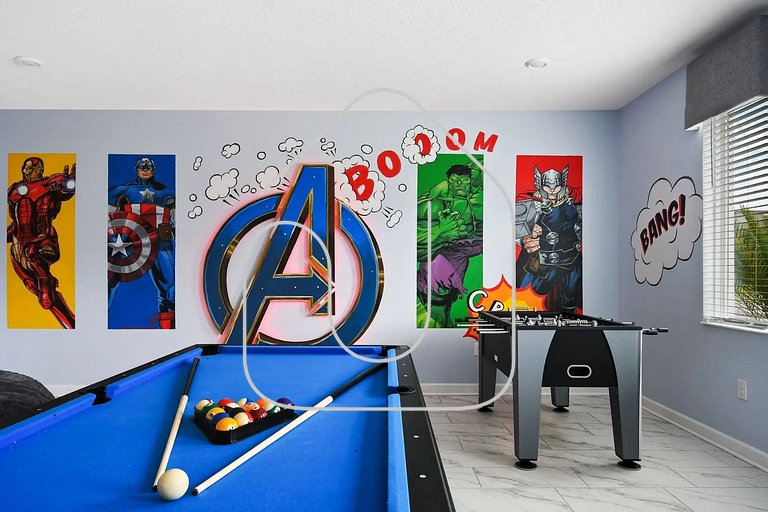 Villa 9 Quartos no Storey Lake 10 min da Disney