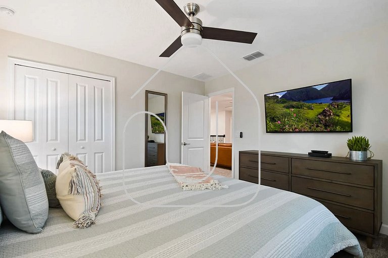 Villa 9 Quartos no Storey Lake 10 min da Disney