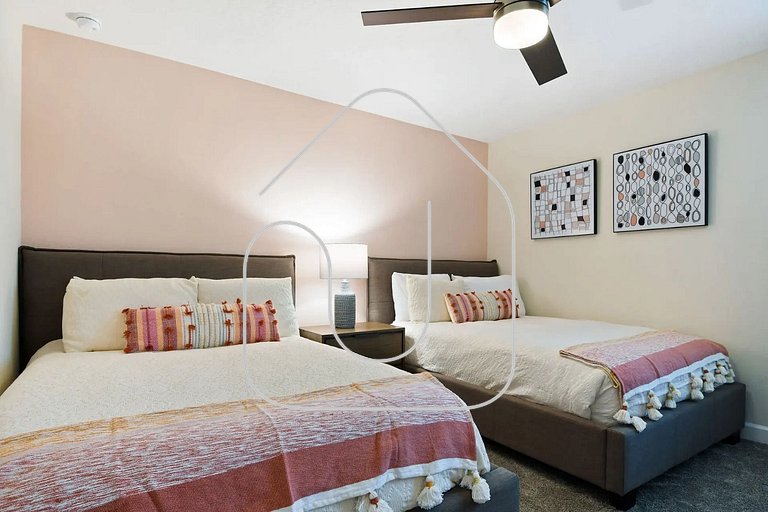 Villa 9 Quartos no Storey Lake 10 min da Disney