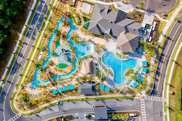 Villa 9 Quartos no Storey Lake 10 min da Disney