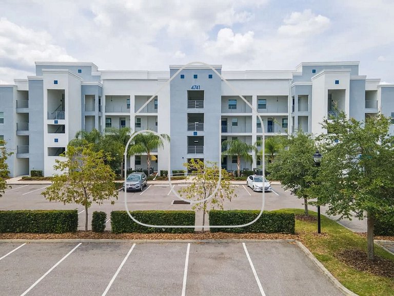 Conforto e Lazer a 7km da Disney – 2 Quartos