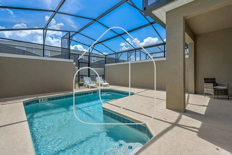 Casa c/ Piscina Privativa a 10min da Disney