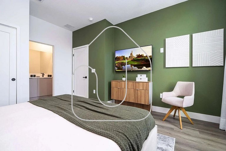 Casa de Luxo no Doppio c/ Piscina – 15 Min da Disney!