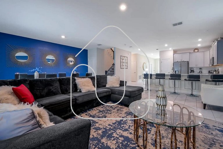 Villa Luxuosa 9Q c/ Piscina Privativa e Temas