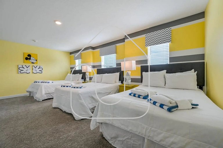 Villa Luxuosa 9Q c/ Piscina Privativa e Temas