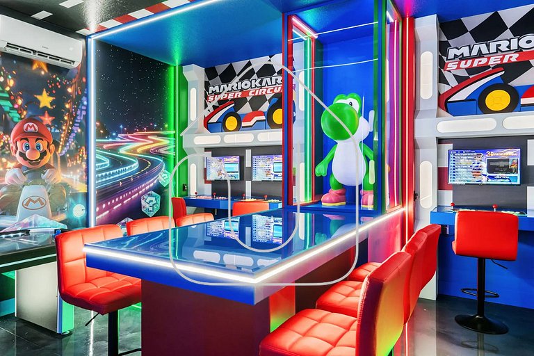 Casa de Luxo 10Q c/ Piscina, Cinema e Game Room